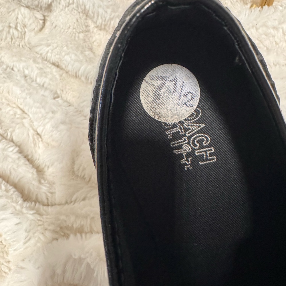 Coach Black and White Sneakers - Picture 4 of 4